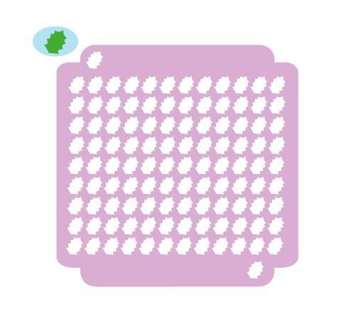 Texture / Stencil Christmas Holly