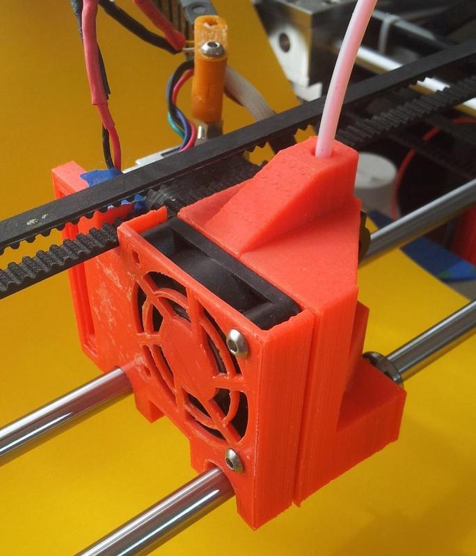 QU-BD RXL Extruder Shroud, Fan Mount, and Auto level