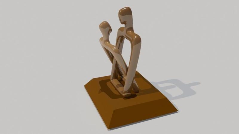 Valentine present / Valentine gift/ Couple statue/ Lover