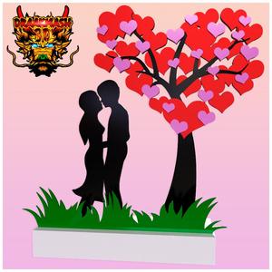 2D Diorama for Valentine's Day