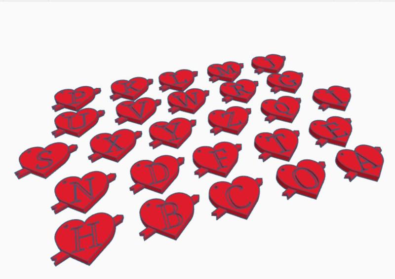 porte clé - heart- Saint-valentin - san valentin - love