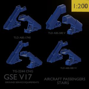 AIRPORT PASSENGERS STAIRS PACK V1 (4 IN1)
