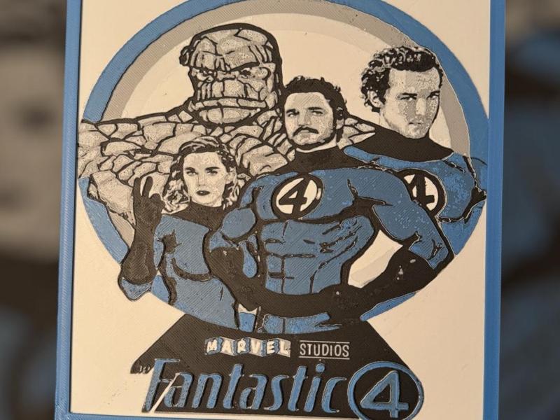 Fantastic Four First Steps wall art