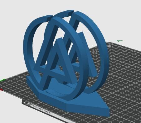 Linkin Park laptop case stand