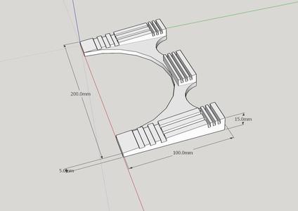 laptop riser stand - low profile - air flow - minimal