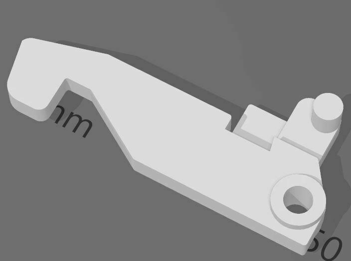 Microwave door latch