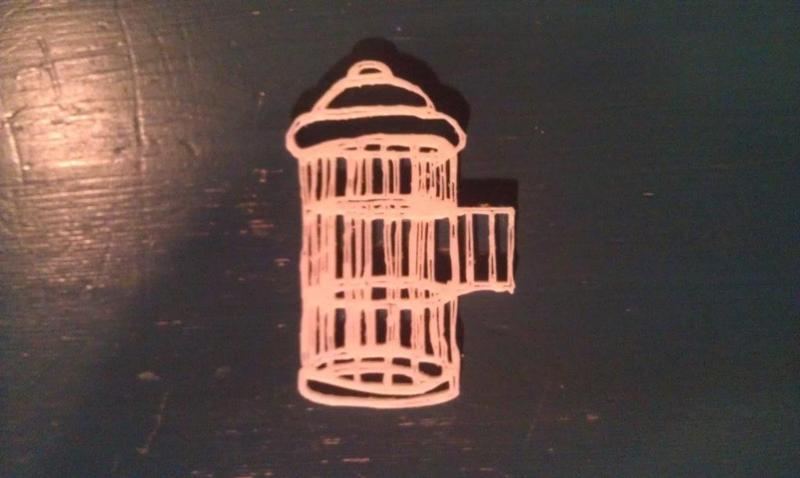 Kurt Vonnegut Cage Drawing