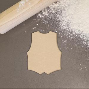 Vest Silhouette Cookie Cutter 4"
