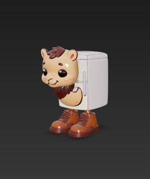 Frigo Camelo Anime style