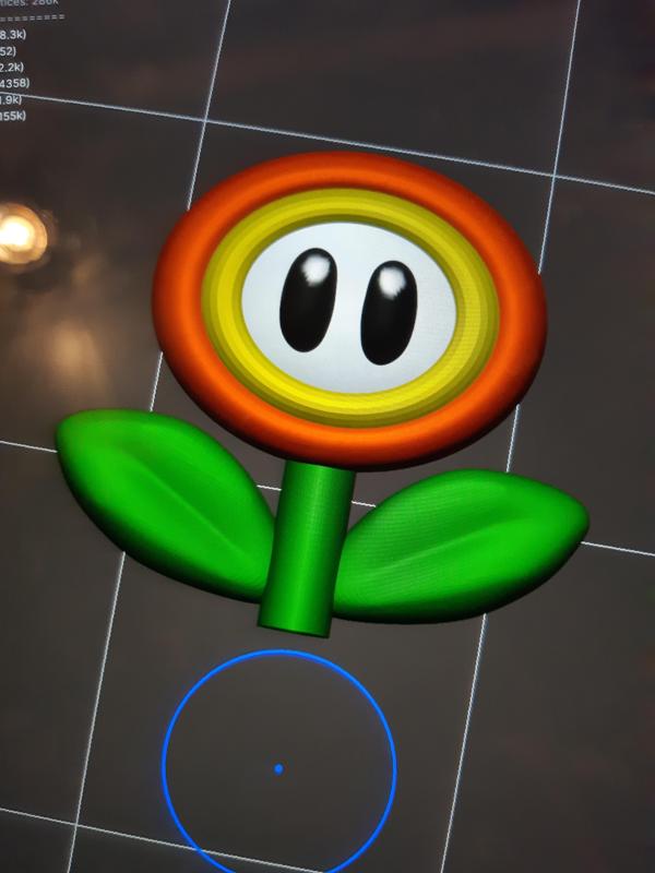 Fleur de feu Mario fanart