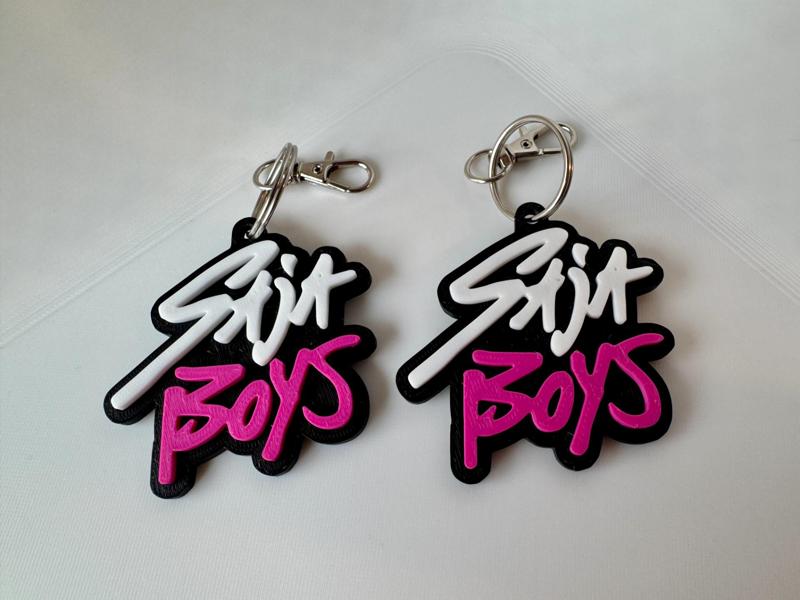 Saja Boys Text Keychain
