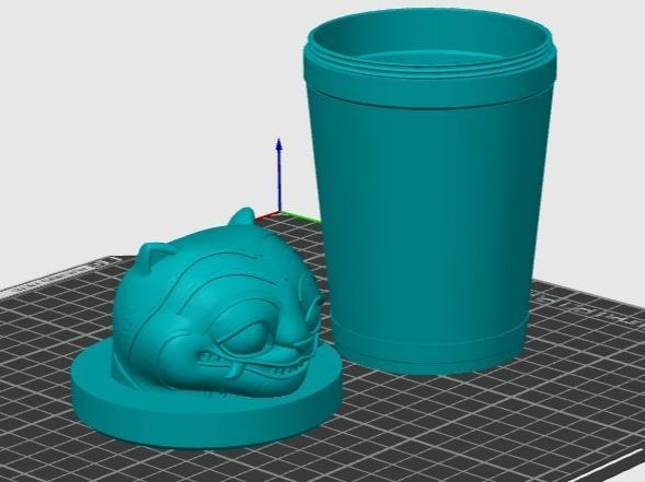 Vaso Milkshake 3D Derpy Tigre K-Pop Demon Hunters