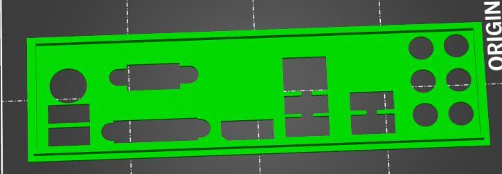 IO Shield for MSI Z370A - Pro motherboard