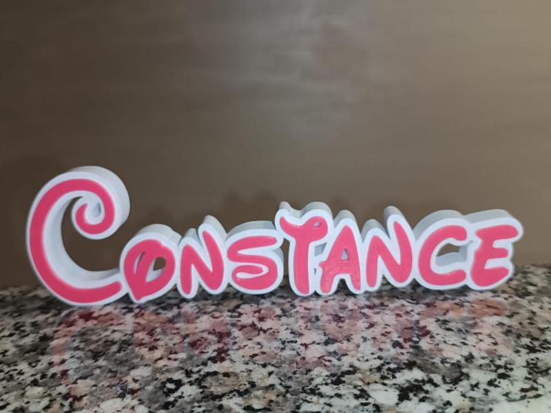 Constance Disney Name Sign Decor Room child Birth
