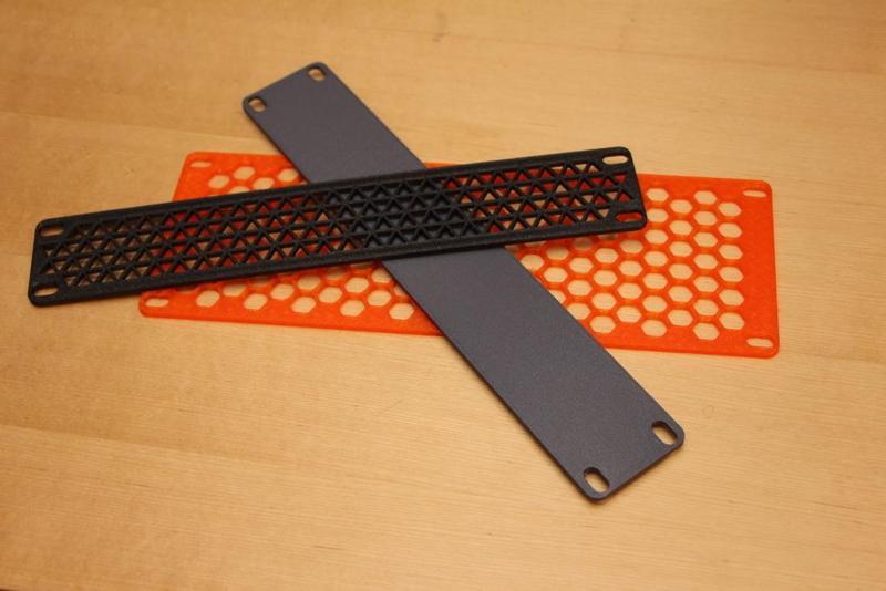 10" rack blank and vented panels 1-4U