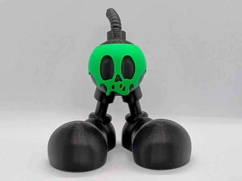 Skull Bomb Art toy - Friendly Fire Infiltrator