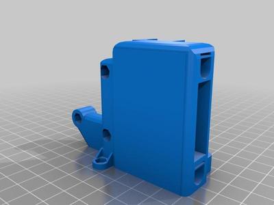 X end for Prusa i3 box frame with precise adjustment of the z axis