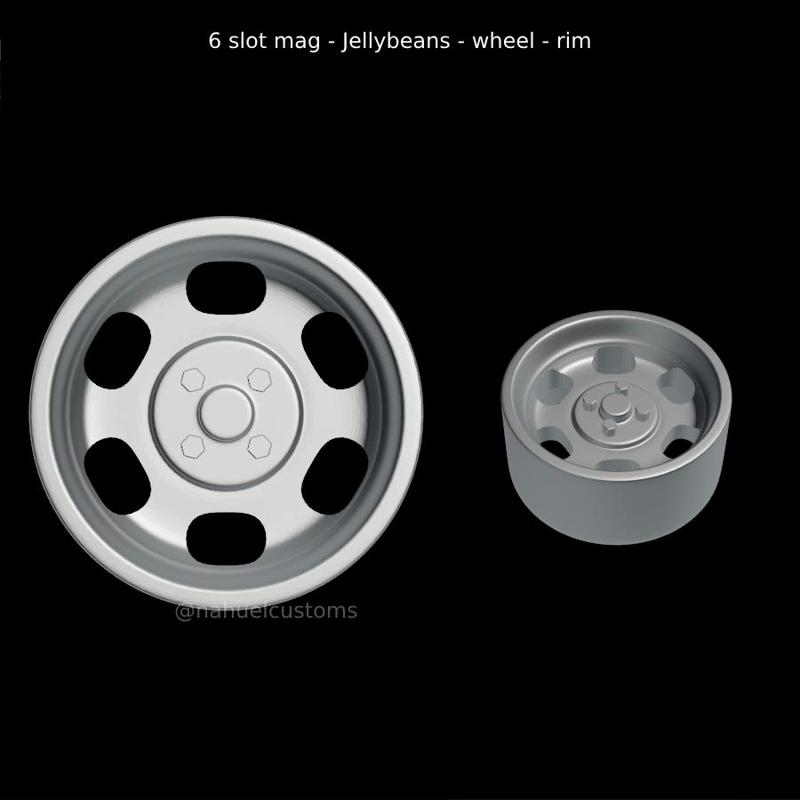 6 slot mag - Jellybeans - wheel - rim