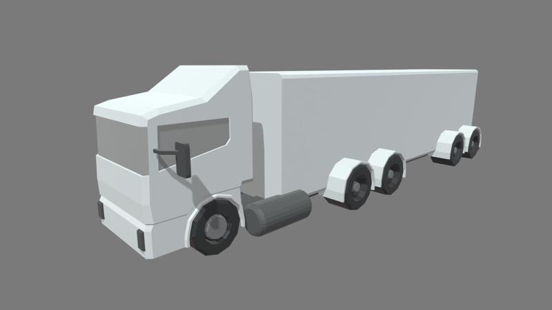 Low Poly Truck // Design 05