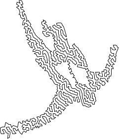 Mad Men Themed TSP Single Line Art