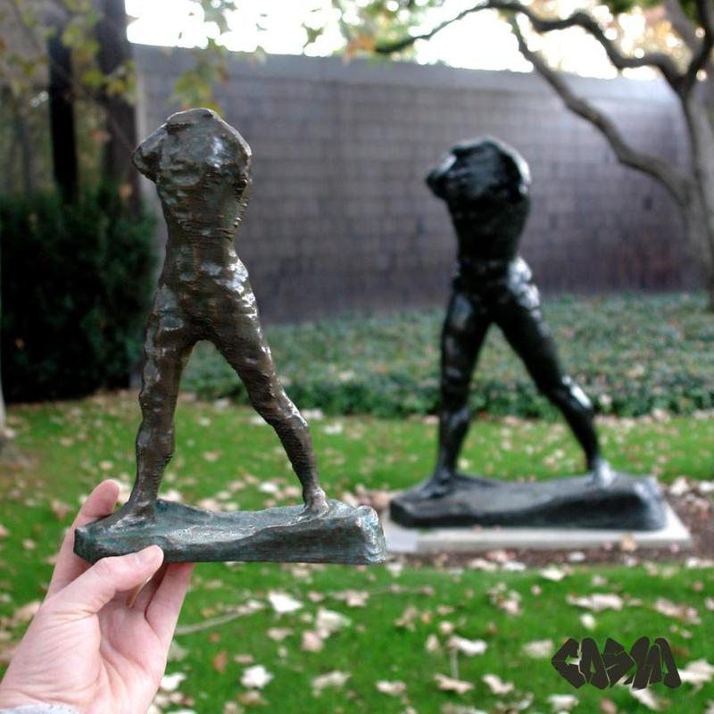 The Walking Man, by Auguste Rodin 