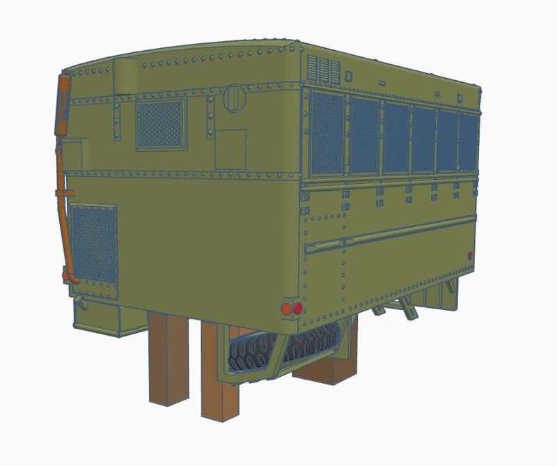(ADD-ON) GMC CCKW 353 ST-6 M16A2 workshop van body