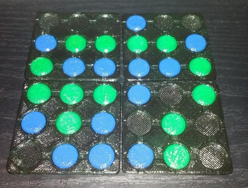 5-Ago (Modular Stone Placement Game Board)