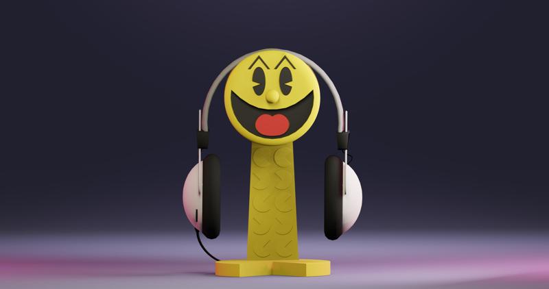 pac-man headphone holder
