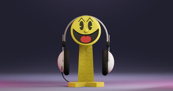 pac-man headphone holder