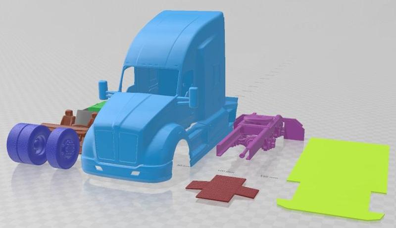 Kenworth T680 2015 Printable Truck