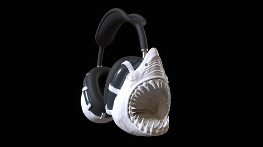 Headphone cover for Apple Airpods Max Shark