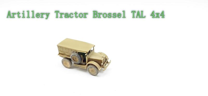 Artillery Tractor Brossel TAL 4x4 (Belgium, WW2)