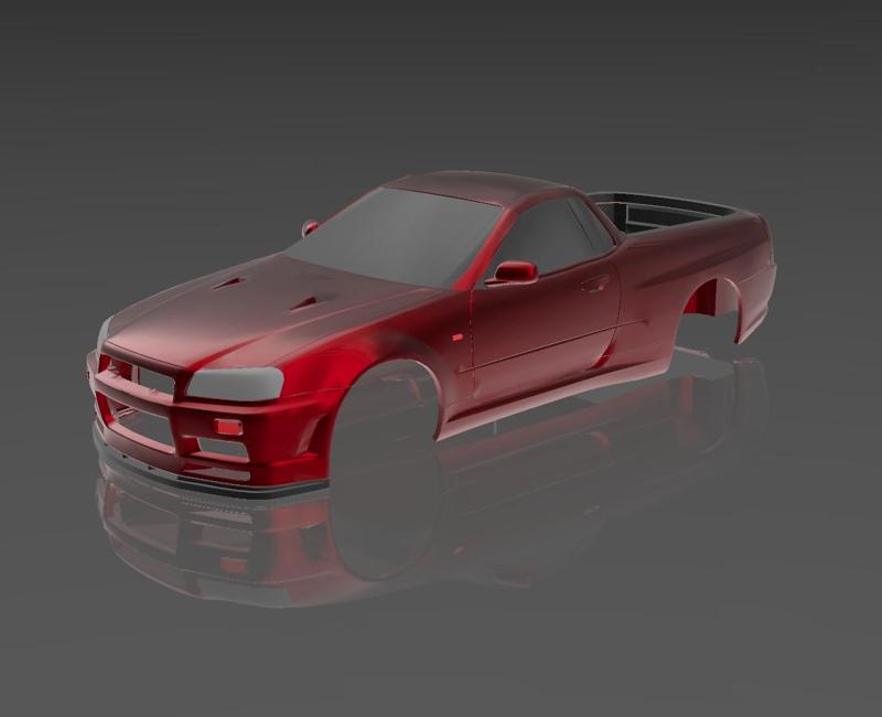 NISSAN GT-R R34 SKYLINE PICKUP TRUCK 1:24 & 1:25 SCALE