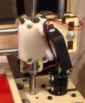 Printrbot LC part cooling fan mount