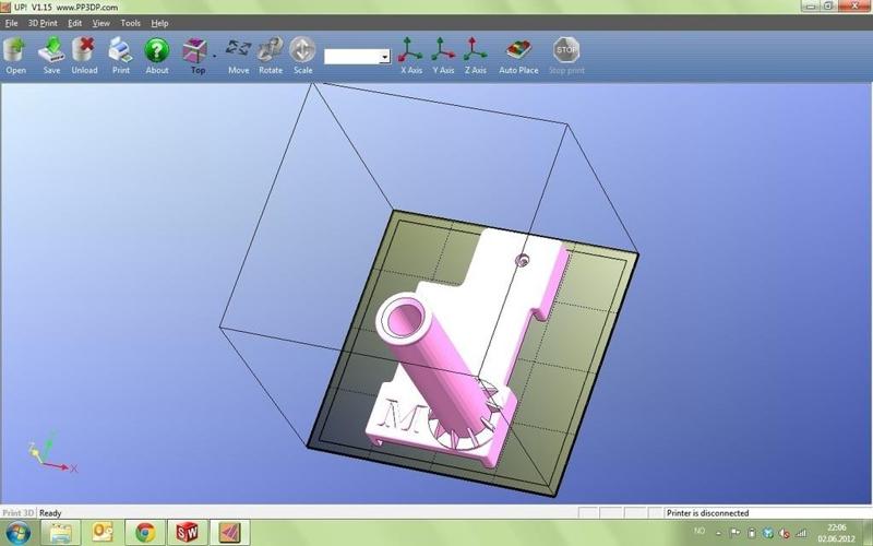 UP3D 1kg spool holder