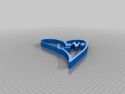 Heart LOVE wallart deko wall art valentines day 
