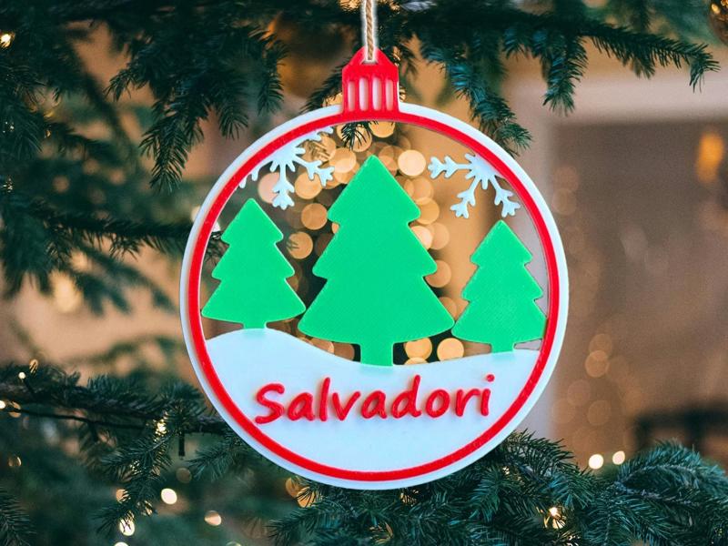 Christmas Ornament: Personalized Name Ornament
