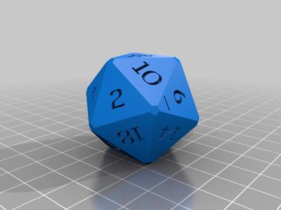 D&D Ampersand Oversized D20