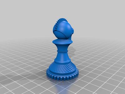 STEAMPUNK CHESS PAWN