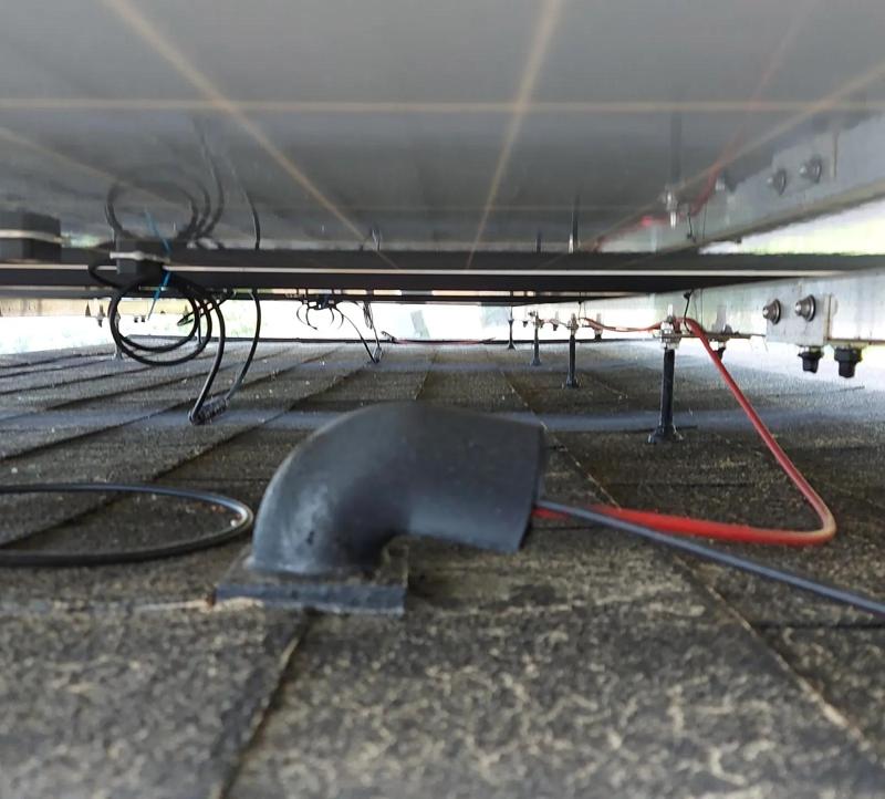 Solardurchführung / solar implementation