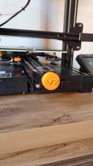 Cover Knob Tensioner Ender 3 V2 with logo