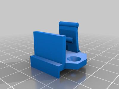 Mount for keyboard pull out in a Pax cupboard by Ikea