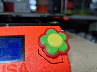 LCD knob flower for prusa