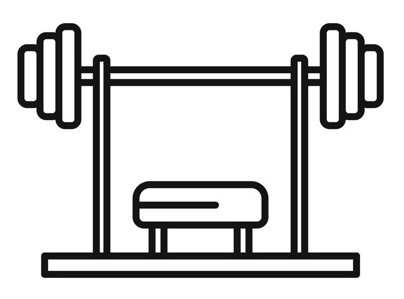 Bench Press wall art