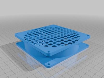 VENTILADOR REJILLA CUADRADITOS