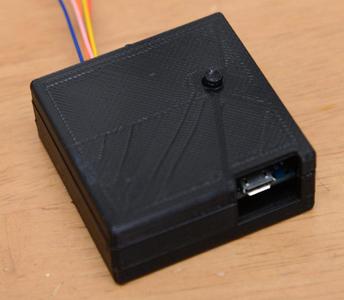 Hide-away unit case for Arduino nano and 28BYJ-48 stepper motor
