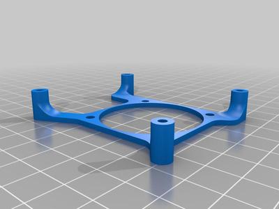 Raspberry Pi 40x10mm fan mount - M2.5 holes