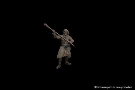 Monk/mage/lepper character