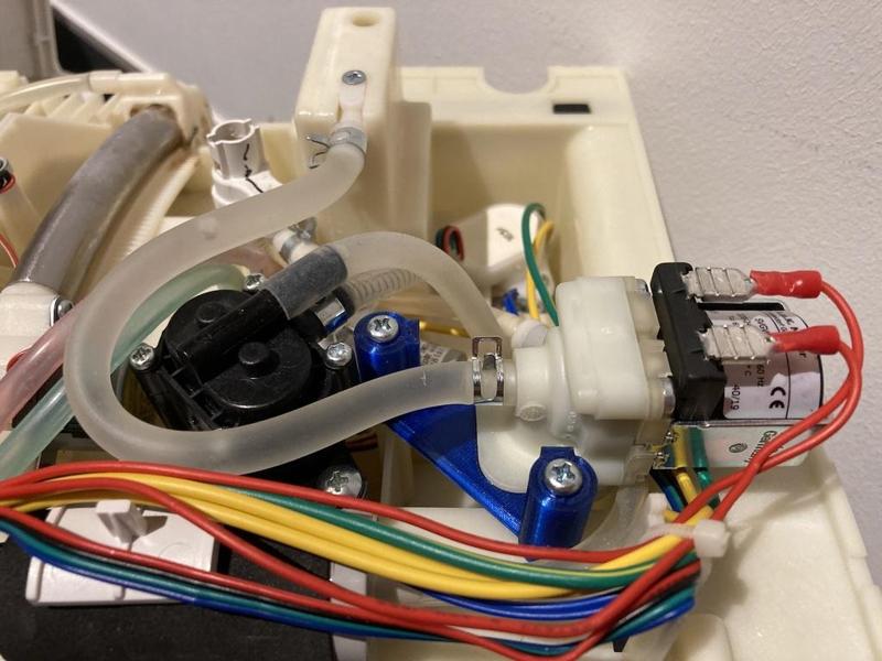 Vitra V-Care V1.1 solenoid valve to V1.0 mount