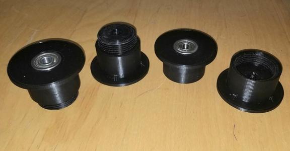 2-Piece Threaded Filament Spool Hub
